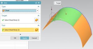 siemens nx sew command tool bodies