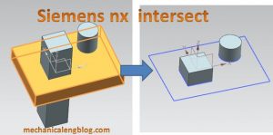 Siemens nx intersect command