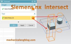 Siemens nx intersect tool bodies