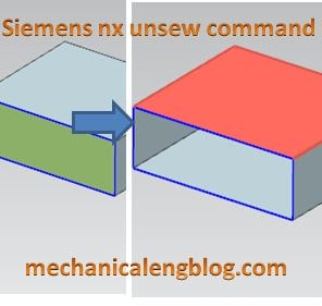 siemens nx modeling unsew command