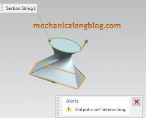 siemens nx surface ruled surface view result