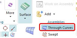 siemens nx surface through curves icon