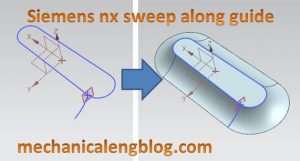 siemens nx sweep along guide command