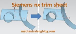 siemens nx trim sheet command