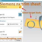 siemens nx trim sheet target