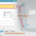 siemens nx tutorial chamfer select edges