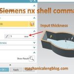 siemens nx tutorial shell select thickness