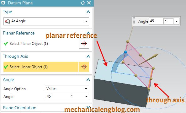 Siemens nx guide how to create a datum plane - Mechanicaleng blog