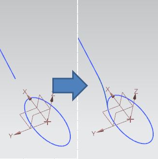 siemens nx circular blend curve command