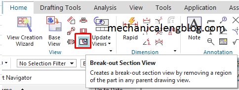 break out section view icon