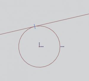 siemens nx sketching geometric constraints tangent