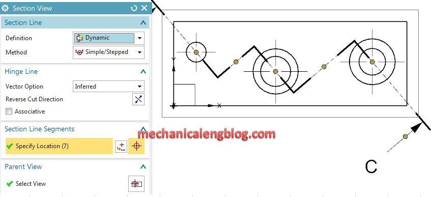 Siemens Nx Drafting Create A Section View Mechanicalengblog