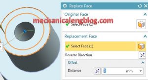 nx tutorial synchronous replace faces