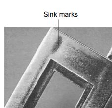 plastics injection molding sink marks