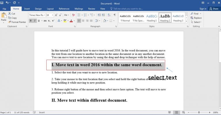 How to move text in word 2016 - Mechanicaleng blog
