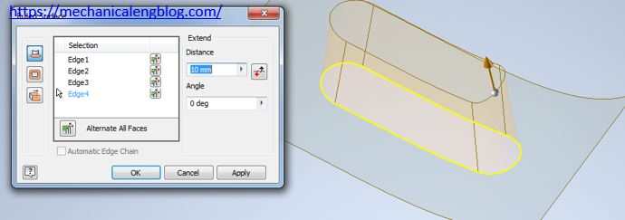 autodesk inventor create ruled surface