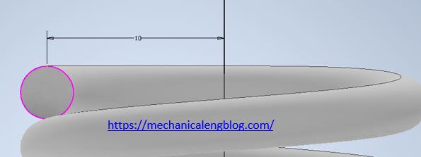 autodesk inventor design spring sketch 2