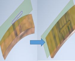 inventor emboss command