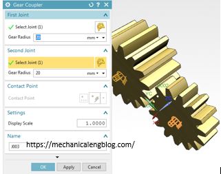 nx motion gear coupler