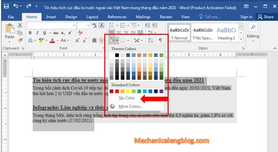 How To Remove Background Color In Word