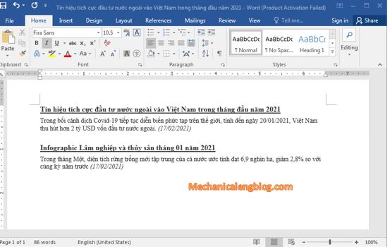 microsoft word black background white text