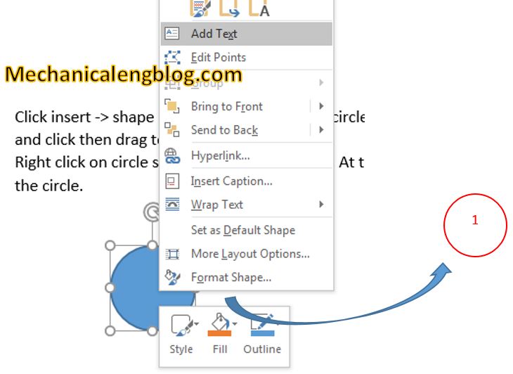 Circle Word In Ms Word 7285