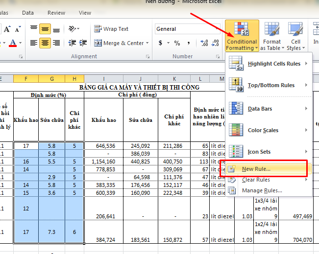 color blank cells in excel 1