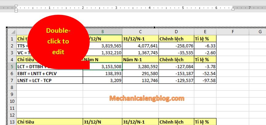 insert excel data to word by Inserting a whole Excel file 6