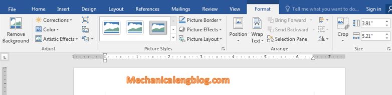 rotate image in Word 8