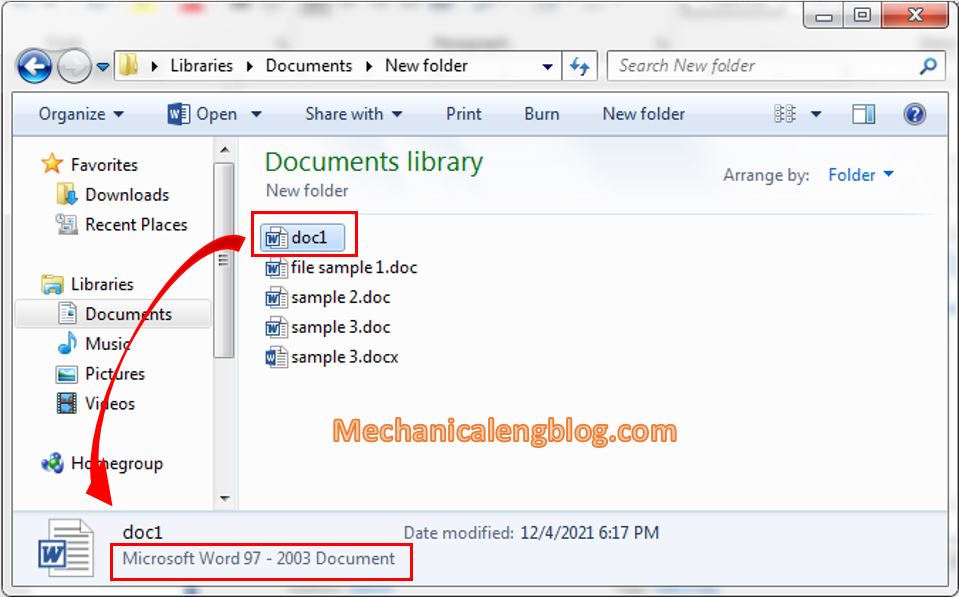 Convert manually doc to docx or vice versa 4