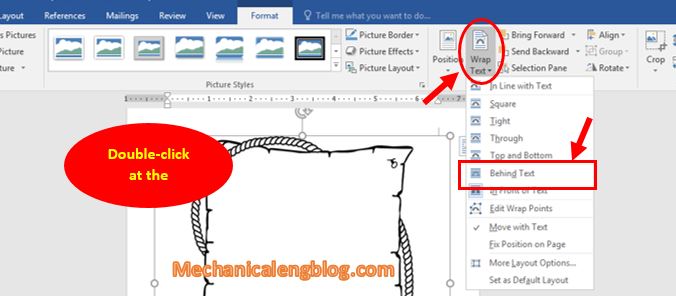 create a custom border in word