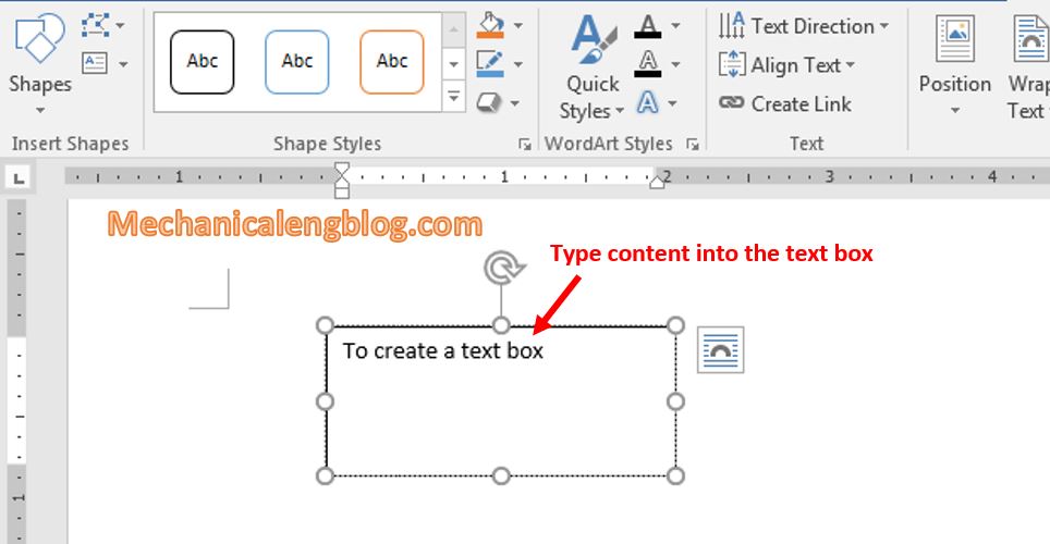 How To Make A Text Box In Wordpad