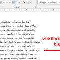 How to remove line breaks in word 2016 1
