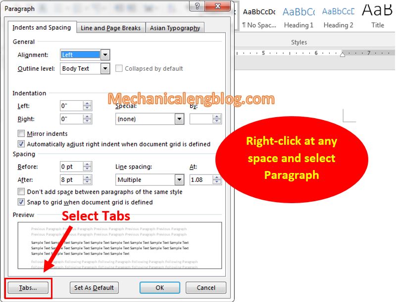 review tab in ms word 1
