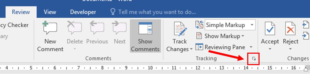 using track changes in word 2010