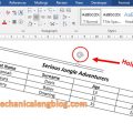 Rotate table in word  by using text box 4