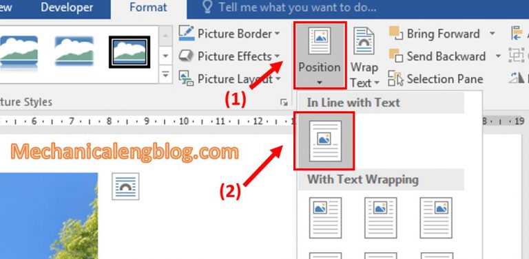 How To Move An Image In Word