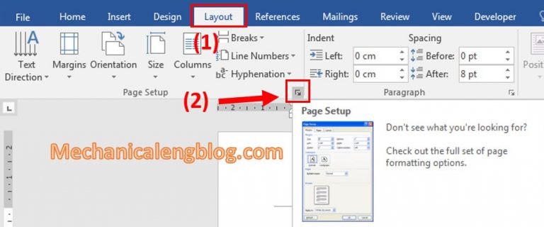 How To Set Margins In Word Mechanicaleng Blog