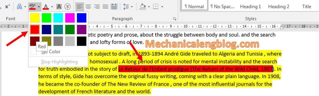 How To Highlight Text In Word With Color