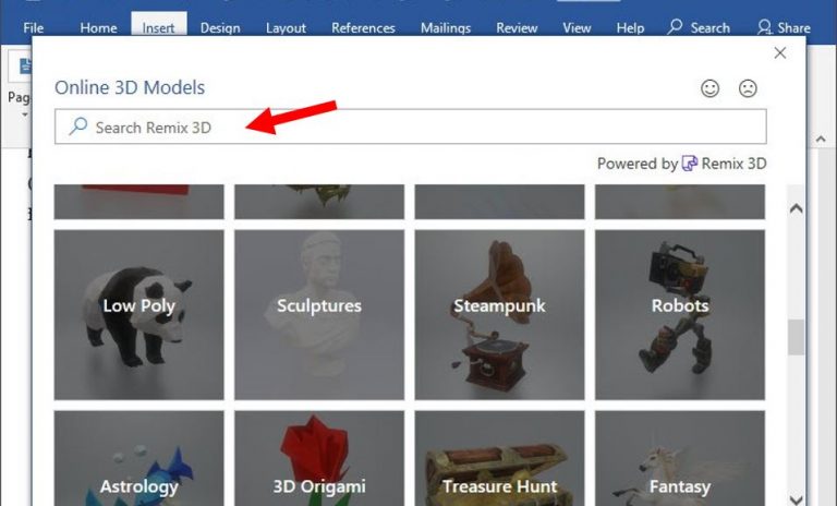 How to insert 3d model in Word - Mechanicaleng blog