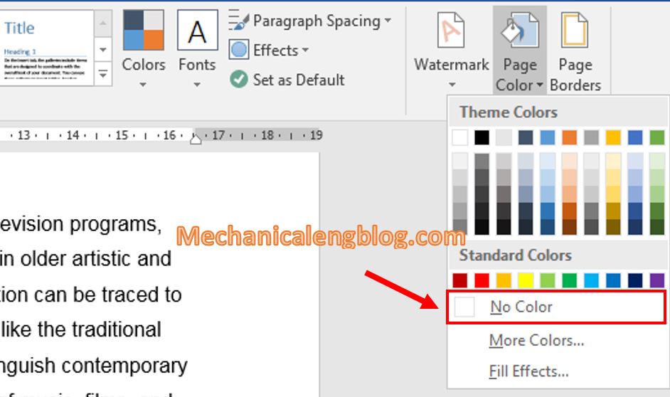 how to insert background in word page - Mechanicaleng blog