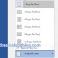 print multiple pages on one page word 3