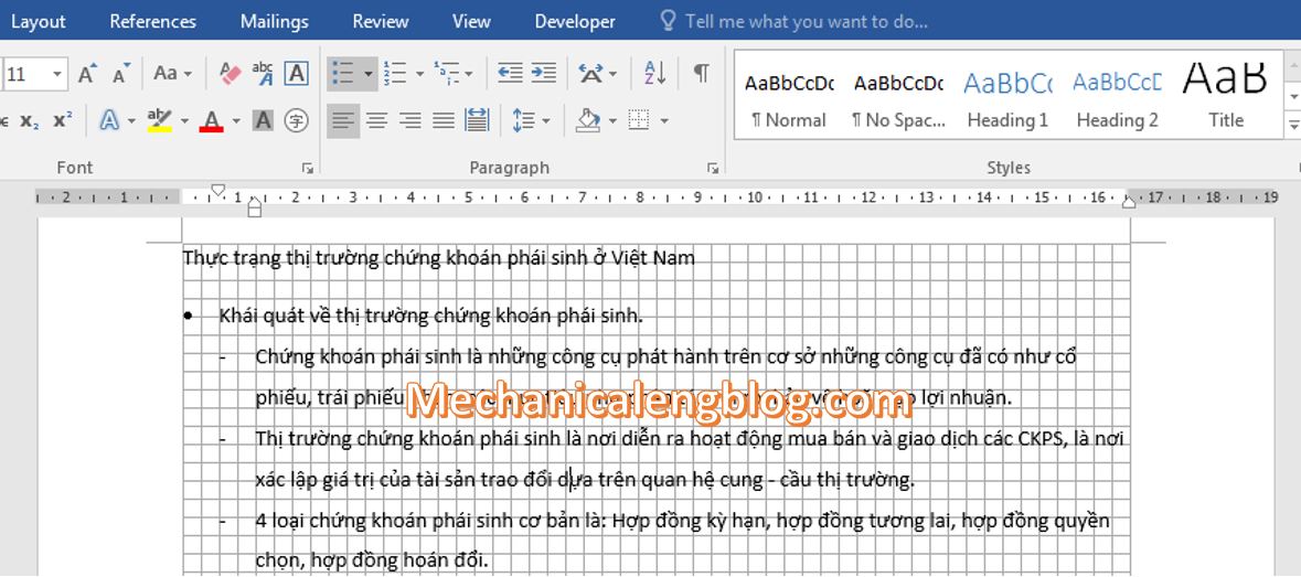 remove gridlines in Word 3