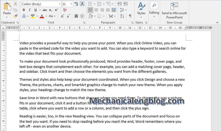 Create Dummy Text in Word 2