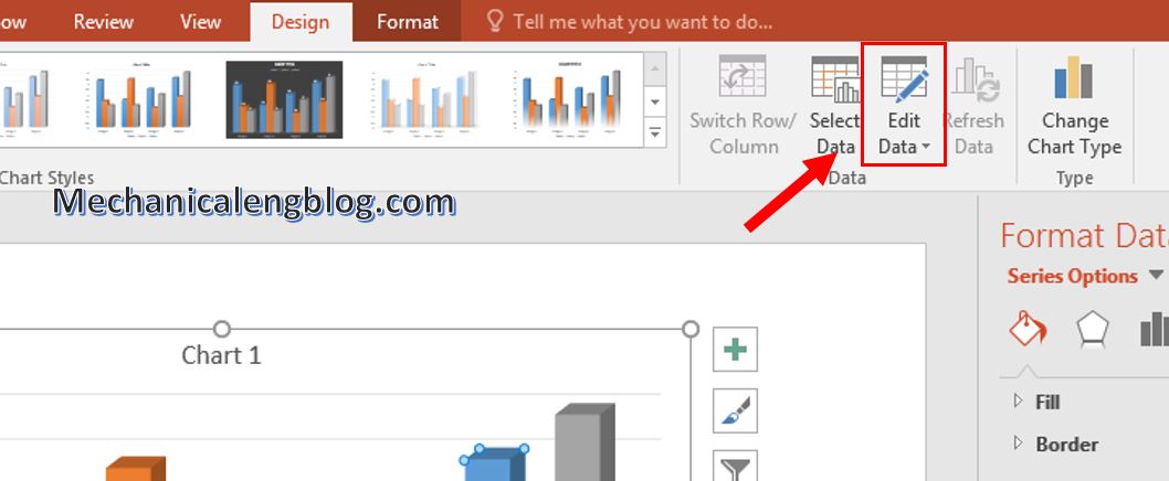 How to insert chart in PowerPoint 5