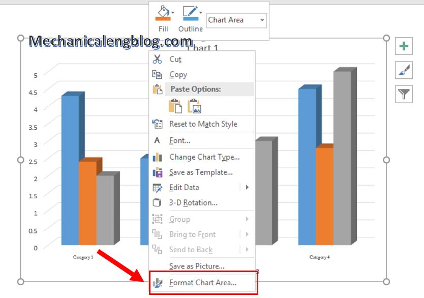 How to insert chart in PowerPoint 7