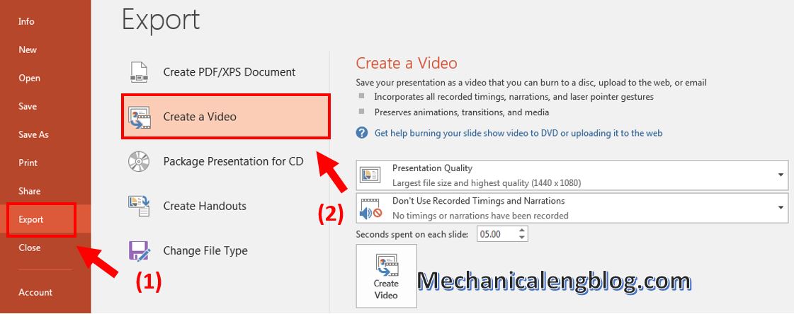 convert ppt to video 2