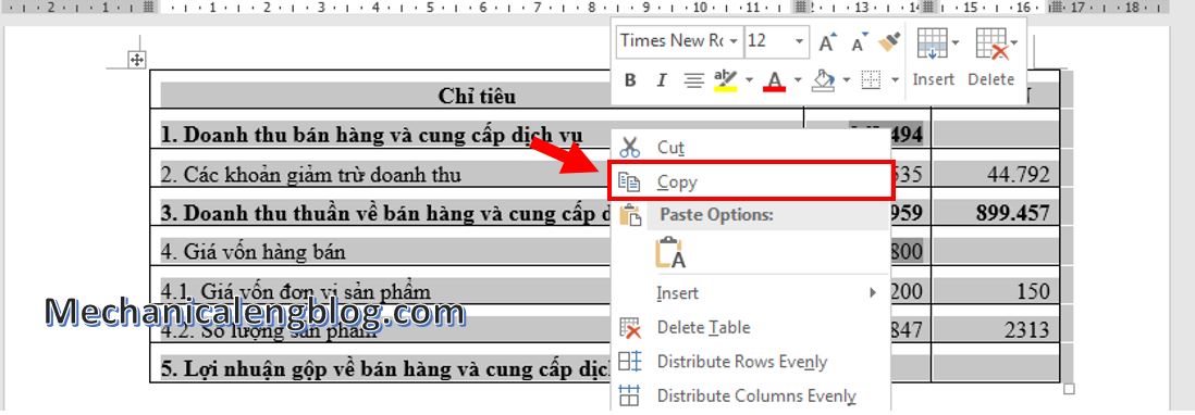 How To Copy Table From Word To Ppt