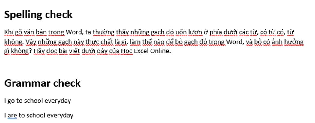 how to turn on red underline in excel