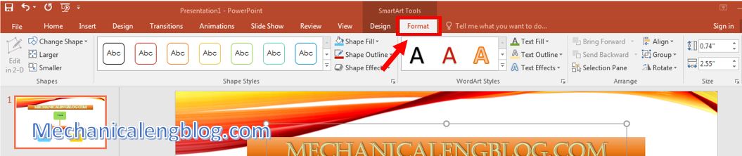 insert SmartArt in powerpoint 2